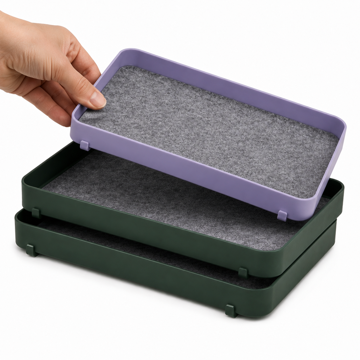 LayerSet Stackable Accessory Trays