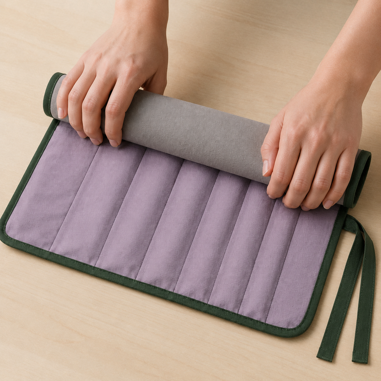 RollCraft Eight-Pocket Tool Wrap